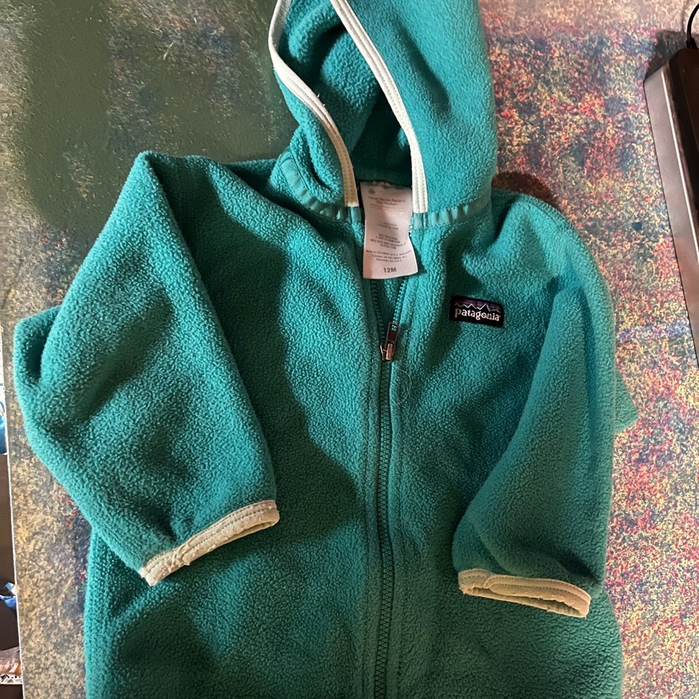 Patagonia Turquoise Fleece Jacket